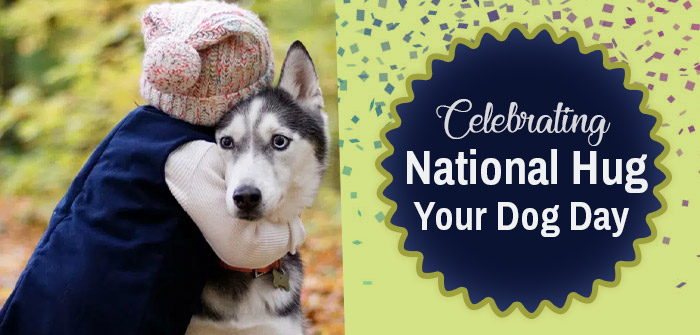 celebrate National Hug Your Dog day