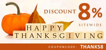 Get Exclusive 8% Discount this Thanksgiving Day on All Pet Supplies
