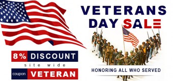 Veterans Day Discount Of 8%- A Tribute To Service Dogs From Budget Pet Care!