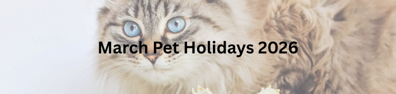 Pet Holidays in March 2026