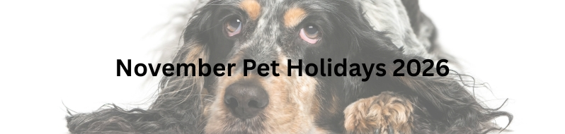 November 2026 Pet Holidays