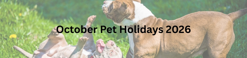 October 2026 Pet Holidays